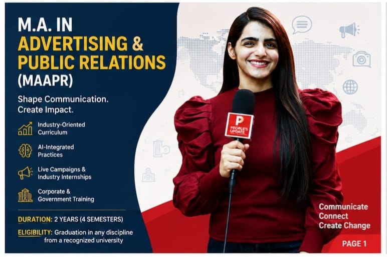 Master of Arts in Advertisement & Public Relation course image