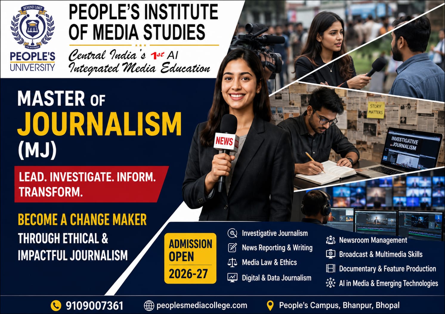Master of Arts in Journalism course image